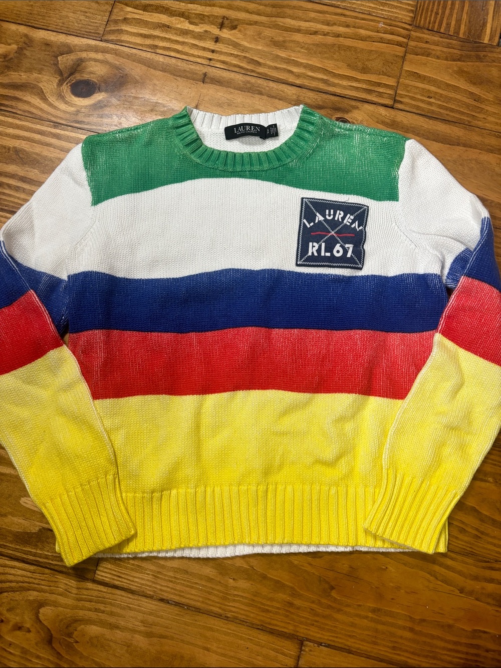 Lauren Ralph Lauren Women’s Small Striped Sweater